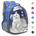 Henkelion Cat Backpack Carrier Bubble Carrying Bag Small Dog Backpack Carrier for Small Medium Dogs Cats Space Capsule Pet Carrier Dog Hiking Backpack Airline Approved Travel Carrier - Navy Blue